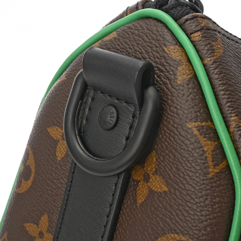 ルイヴィトン マカサー キーポルバンドリエール 25 グリーン