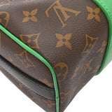 LOUIS VUITTON ルイヴィトン マカサー キーポルバンドリエール 25 グリーン M46249 メンズ モノグラムキャンバス ハンドバッグ Aランク 中古 銀蔵