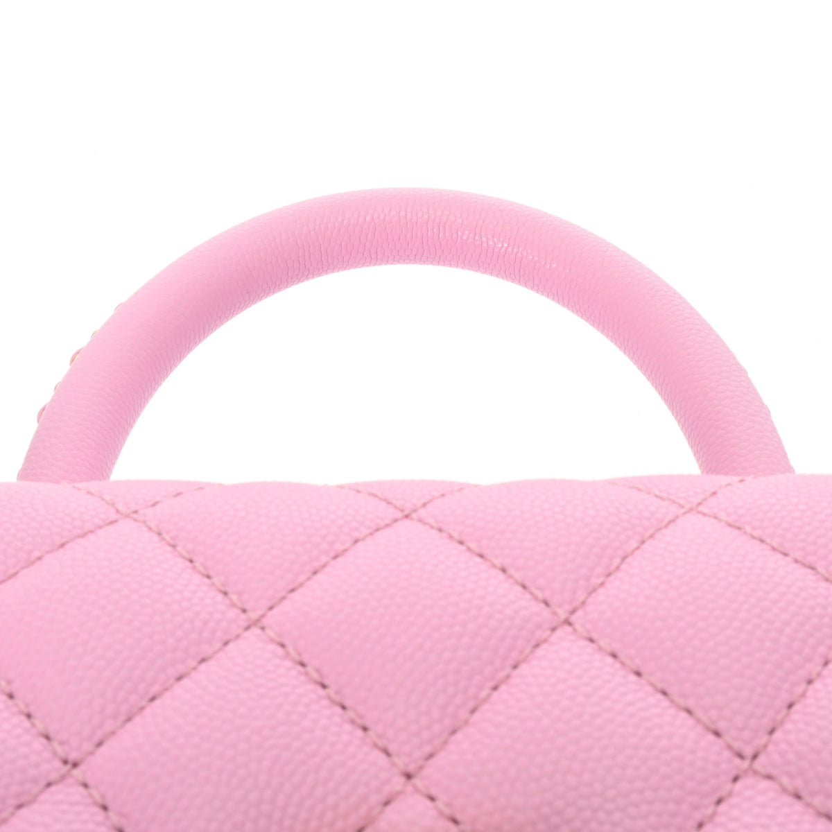 シャネル　マトラッセ　スエード　べっ甲チェーン ハンドバッグ　ピンク 95932014329300677.jpg