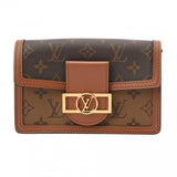 LOUIS VUITTON ルイヴィトン モノグラムリバース ポルトフォイユドーフィーヌ  ブラウン M68746 レディース モノグラムキャンバス ショルダーバッグ 新同 中古 銀蔵