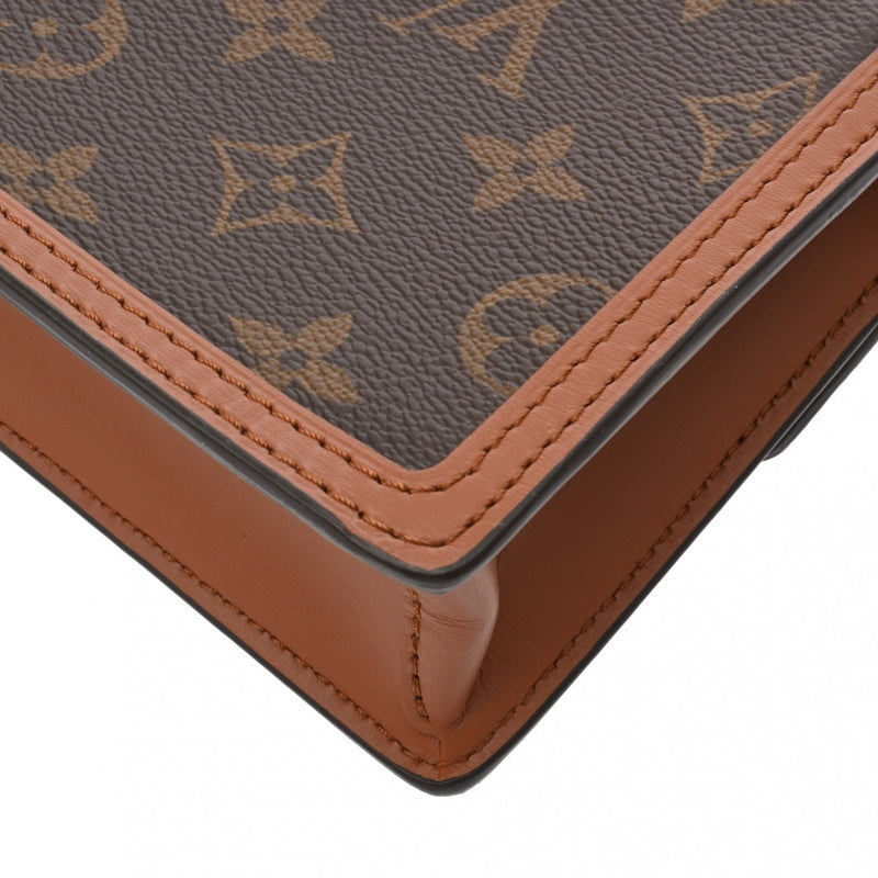 LOUIS VUITTON ルイヴィトン モノグラムリバース ポルトフォイユドーフィーヌ  ブラウン M68746 レディース モノグラムキャンバス ショルダーバッグ 新同 中古 銀蔵