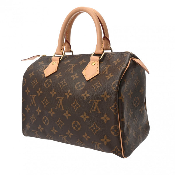 LOUIS VUITTON ルイヴィトン モノグラム スピーディ 25 現行 ブラウン M41109 レディース モノグラムキャンバス ハンドバッグ Aランク 中古 銀蔵