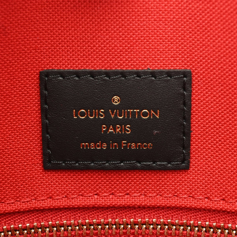 LOUIS VUITTON ルイヴィトン モノグラムジャイアント オンザゴー MM 新型 ブラウン M45321 レディース レザー ハンドバッグ 新同 中古 銀蔵