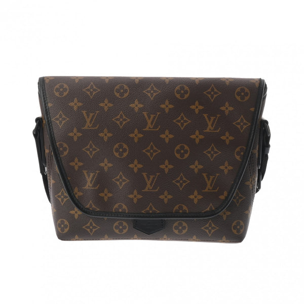 LOUIS VUITTON ルイヴィトン モノグラム マカサー マグネティックメッセンジャー ブラウン M45557 メンズ モノグラムマカサー ショルダーバッグ Aランク 中古 銀蔵