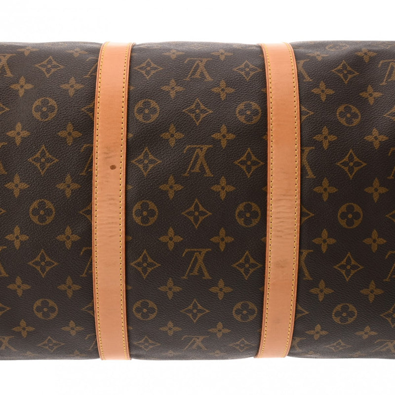 LOUIS VUITTON ルイヴィトン モノグラム キーポル 55 ブラウン M41424 ユニセックス モノグラムキャンバス ボストンバッグ ABランク 中古 銀蔵