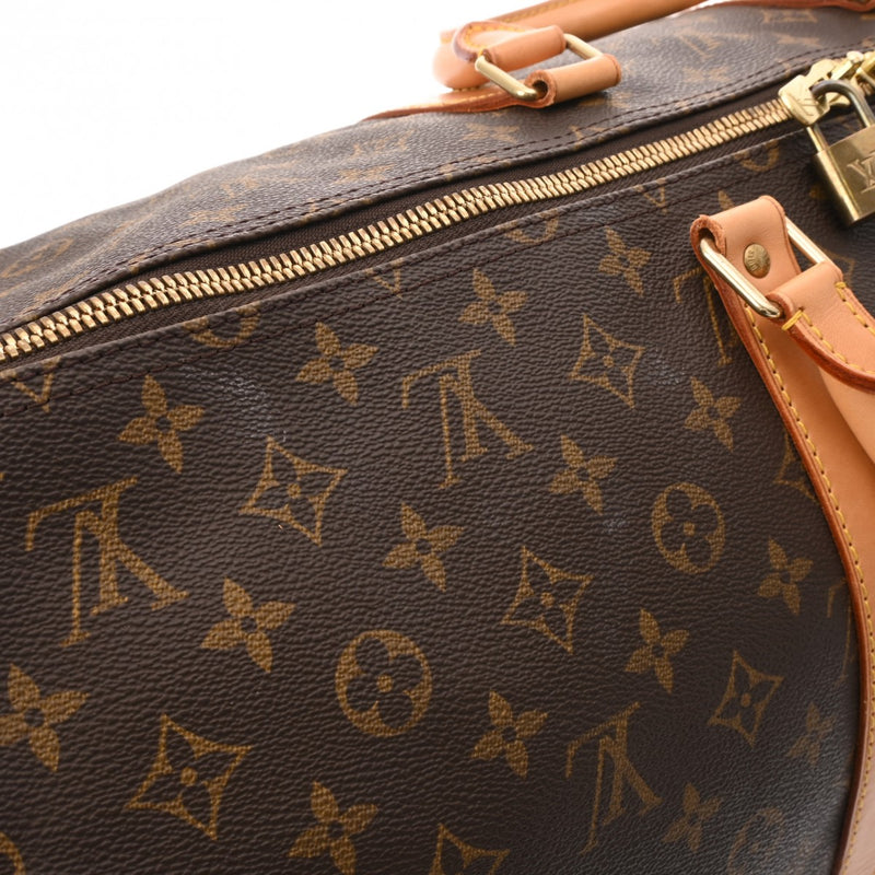 LOUIS VUITTON ルイヴィトン モノグラム キーポル 55 ブラウン M41424 ユニセックス モノグラムキャンバス ボストンバッグ ABランク 中古 銀蔵