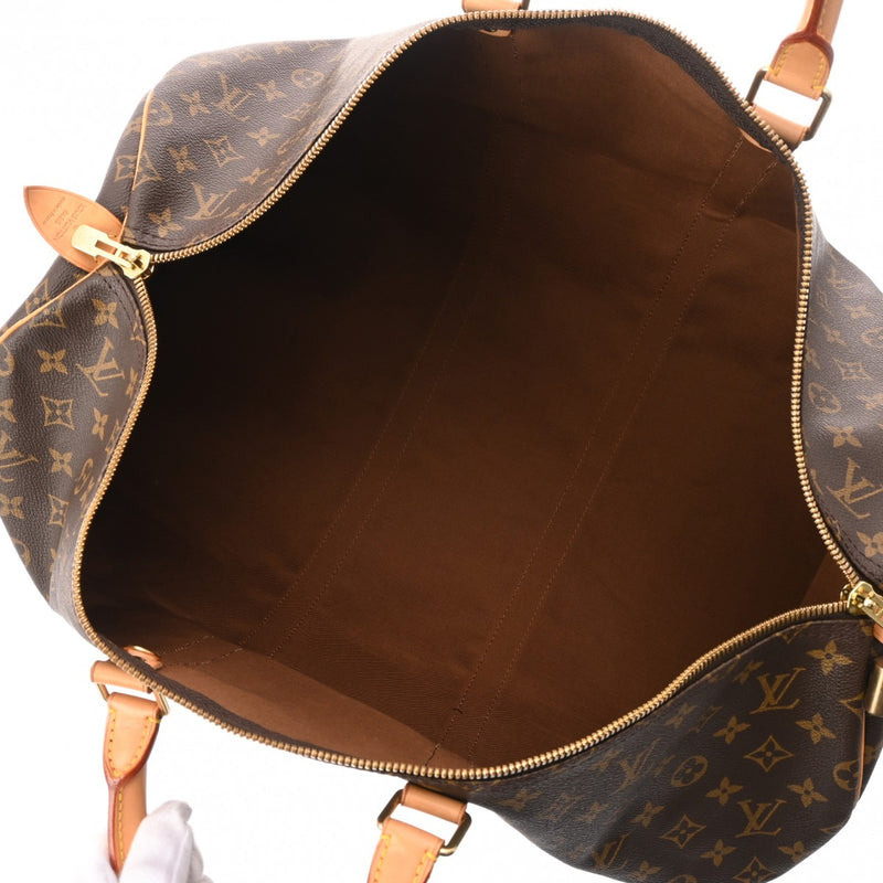 LOUIS VUITTON ルイヴィトン モノグラム キーポル 55 ブラウン M41424 ユニセックス モノグラムキャンバス ボストンバッグ ABランク 中古 銀蔵