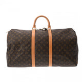 LOUIS VUITTON ルイヴィトン モノグラム キーポル 55 ブラウン M41424 ユニセックス モノグラムキャンバス ボストンバッグ ABランク 中古 銀蔵