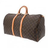 LOUIS VUITTON ルイヴィトン モノグラム キーポル 55 ブラウン M41424 ユニセックス モノグラムキャンバス ボストンバッグ ABランク 中古 銀蔵