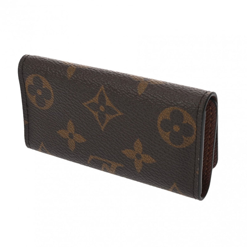 LOUIS VUITTON ルイヴィトン モノグラム 4連キーケース ブラウン M69517 レディース モノグラムキャンバス キーケース 新同 中古 銀蔵