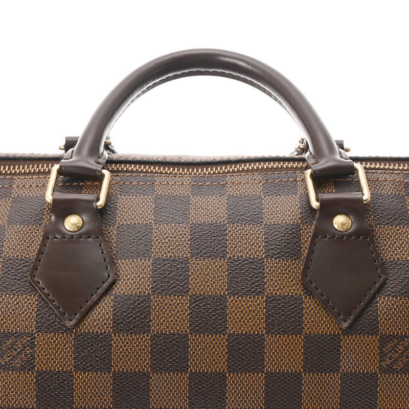 LOUIS VUITTON ルイヴィトン ダミエ スピーディ 30 ブラウン N41531 ユニセックス ダミエキャンバス ハンドバッグ ABランク 中古 銀蔵