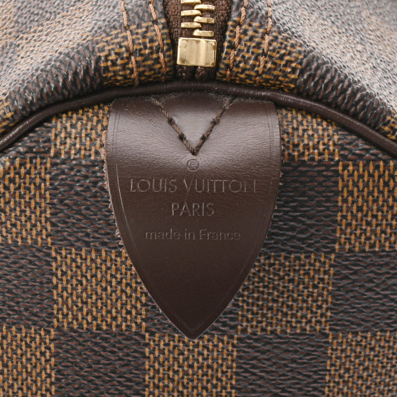 LOUIS VUITTON ルイヴィトン ダミエ スピーディ 30 ブラウン N41531 ユニセックス ダミエキャンバス ハンドバッグ ABランク 中古 銀蔵