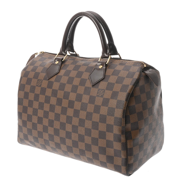 LOUIS VUITTON ルイヴィトン ダミエ スピーディ 30 ブラウン N41531 ユニセックス ダミエキャンバス ハンドバッグ ABランク 中古 銀蔵