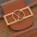 LOUIS VUITTON ルイヴィトン モノグラムリバース ドーフィーヌ MINI 旧型 ブラウン M44580 レディース モノグラムキャンバス ショルダーバッグ Aランク 中古 銀蔵