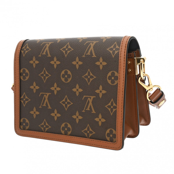 LOUIS VUITTON ルイヴィトン モノグラムリバース ドーフィーヌ MINI 旧型 ブラウン M44580 レディース モノグラムキャンバス ショルダーバッグ Aランク 中古 銀蔵