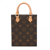 LOUIS VUITTON ルイヴィトン モノグラム プティット サックプラ 新型 ブラウン M81295 レディース モノグラムキャンバス ハンドバッグ Aランク 中古 銀蔵