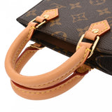 LOUIS VUITTON ルイヴィトン モノグラム プティット サックプラ 新型 ブラウン M81295 レディース モノグラムキャンバス ハンドバッグ Aランク 中古 銀蔵
