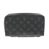 LOUIS VUITTON ルイヴィトン モノグラムエクリプス ジッピー XL 黒/グレー M61698 メンズ モノグラムキャンバス 長財布 Aランク 中古 銀蔵