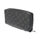 LOUIS VUITTON ルイヴィトン モノグラムエクリプス ジッピー XL 黒/グレー M61698 メンズ モノグラムキャンバス 長財布 Aランク 中古 銀蔵