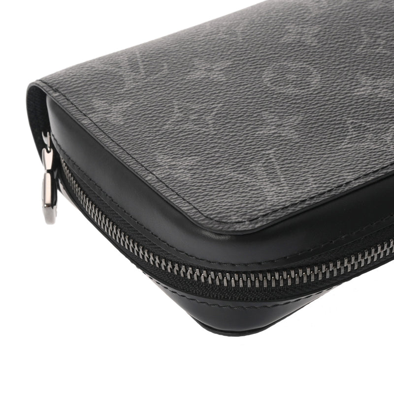 LOUIS VUITTON ルイヴィトン モノグラムエクリプス ジッピー XL 黒/グレー M61698 メンズ モノグラムキャンバス 長財布 Aランク 中古 銀蔵