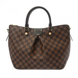 LOUIS VUITTON ルイヴィトン ダミエ シエナ MM ブラウン N41546 レディース ダミエキャンバス ハンドバッグ ABランク 中古 銀蔵