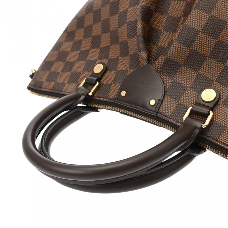 LOUIS VUITTON ルイヴィトン ダミエ シエナ MM ブラウン N41546 レディース ダミエキャンバス ハンドバッグ ABランク 中古 銀蔵