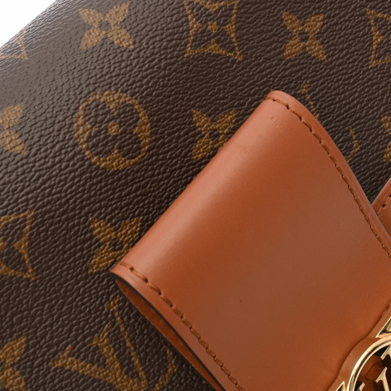 LOUIS VUITTON ルイヴィトン モノグラムリバース ドーフィーヌ MM 旧型 ブラウン M45958 レディース モノグラムキャンバス ショルダーバッグ Aランク 中古 銀蔵