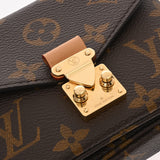 LOUIS VUITTON ルイヴィトン モノグラム ミクロメティス 2WAY ブラウン M81267 レディース レザー ショルダーバッグ Aランク 中古 銀蔵