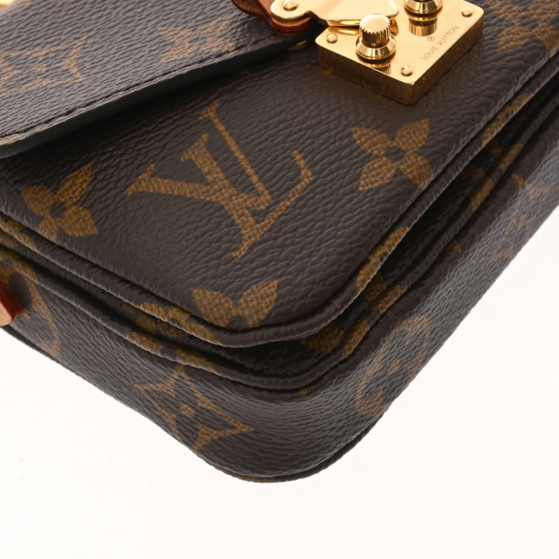 LOUIS VUITTON ルイヴィトン モノグラム ミクロメティス 2WAY ブラウン M81267 レディース モノグラムキャンバス ショルダーバッグ Aランク 中古 銀蔵