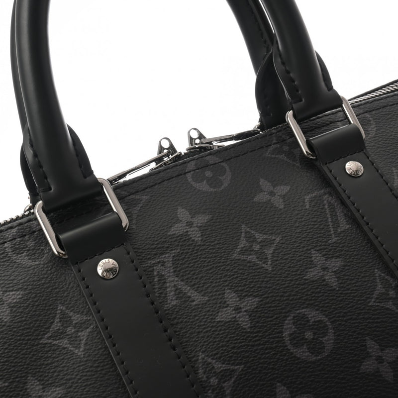 LOUIS VUITTON ルイヴィトン モノグラムエクリプス キーポルバンドリエール45 ブラック M40569 メンズ モノグラムキャンバス モノグラムエクリプスキャンバス ボストンバッグ Aランク 中古 銀蔵