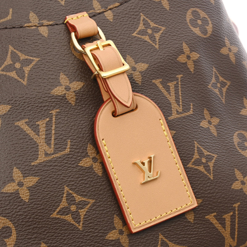 LOUIS VUITTON ルイヴィトン モノグラム オデオンNM PM ブラウン M45354 レディース モノグラムキャンバス ショルダーバッグ 新同 中古 銀蔵