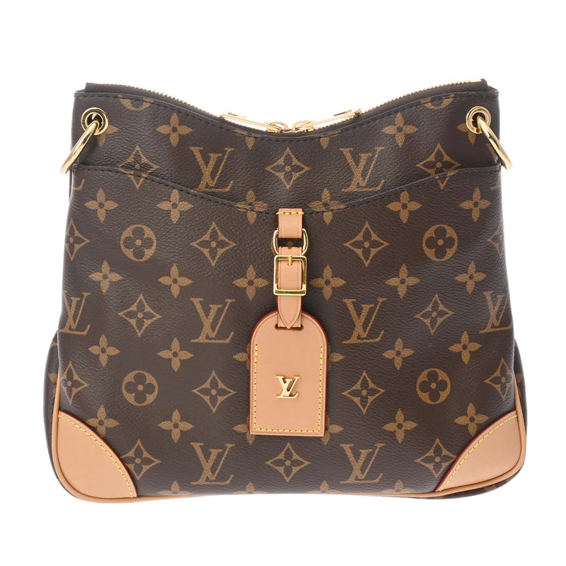 LOUIS VUITTON ルイヴィトン モノグラム オデオンNM PM ブラウン M45354 レディース モノグラムキャンバス ショルダーバッグ 新同 中古 銀蔵