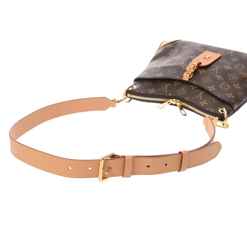 LOUIS VUITTON ルイヴィトン モノグラム オデオンNM PM ブラウン M45354 レディース モノグラムキャンバス ショルダーバッグ 新同 中古 銀蔵