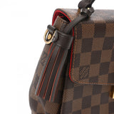 LOUIS VUITTON ルイヴィトン ダミエ クロワゼット 2WAY ブラウン N53000 レディース ダミエキャンバス ハンドバッグ Aランク 中古 銀蔵