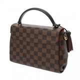 LOUIS VUITTON ルイヴィトン ダミエ クロワゼット 2WAY ブラウン N53000 レディース ダミエキャンバス ハンドバッグ Aランク 中古 銀蔵