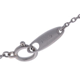 YVES SAINT LAURENT イヴサンローラン ロゴネックレス レディース Pt900プラチナ Pt850プラチナ ネックレス Aランク 中古 銀蔵