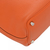 HERMES エルメス ピコタン ロック PM オレンジ □P刻印(2012年頃) レディース トリヨンクレマンス ハンドバッグ Aランク 中古 銀蔵