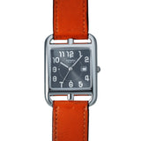 エルメス ケープコッド ドゥブルトゥール CC2.710 グレー ユニセックス 腕時計 クォーツ 中古 銀蔵