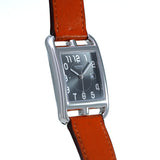 エルメス ケープコッド ドゥブルトゥール CC2.710 グレー ユニセックス 腕時計 クォーツ 中古 銀蔵