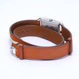 エルメス ケープコッド ドゥブルトゥール CC2.710 グレー ユニセックス 腕時計 クォーツ 中古 銀蔵