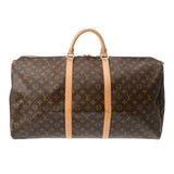 LOUIS VUITTON ルイヴィトン モノグラム キーポル 60 ブラウン M41422 ユニセックス モノグラムキャンバス ボストンバッグ ABランク 中古 銀蔵