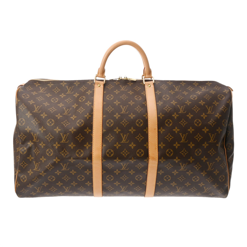 LOUIS VUITTON ルイヴィトン モノグラム キーポル 60 ブラウン M41422 ユニセックス モノグラムキャンバス ボストンバッグ ABランク 中古 銀蔵