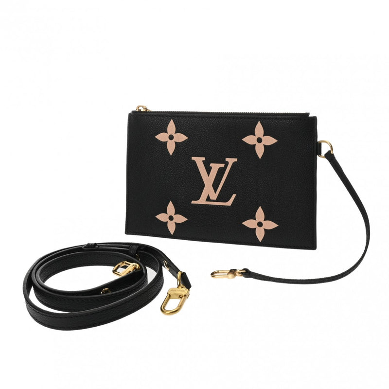 LOUIS VUITTON ルイヴィトン モノグラムアンプラント ネオノエ MM 2WAY ブラック/ベージュ M45497 レディース レザー ショルダーバッグ Aランク 中古 銀蔵