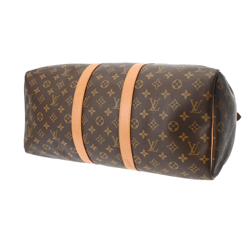 LOUIS VUITTON ルイヴィトン モノグラム キーポル 45 ブラウン M41428 ユニセックス モノグラムキャンバス ボストンバッグ Bランク 中古 銀蔵