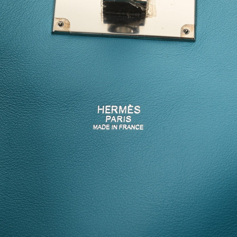 HERMES エルメス ツールボックス 26 2WAY ターコイズ □R刻印(2014年頃) レディース スイフト ハンドバッグ ABランク 中古 銀蔵