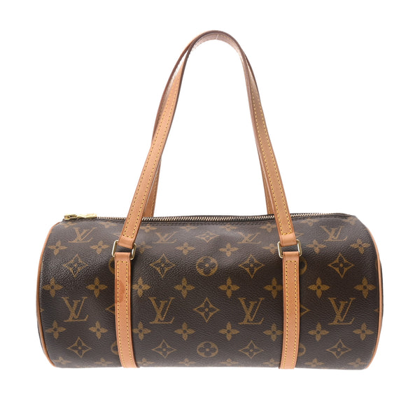 LOUIS VUITTON ルイヴィトン モノグラム パピヨン 30 ブラウン M51385 レディース モノグラムキャンバス ハンドバッグ Bランク 中古 銀蔵