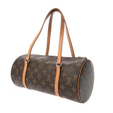 LOUIS VUITTON ルイヴィトン モノグラム パピヨン 30 ブラウン M51385 レディース モノグラムキャンバス ハンドバッグ Bランク 中古 銀蔵