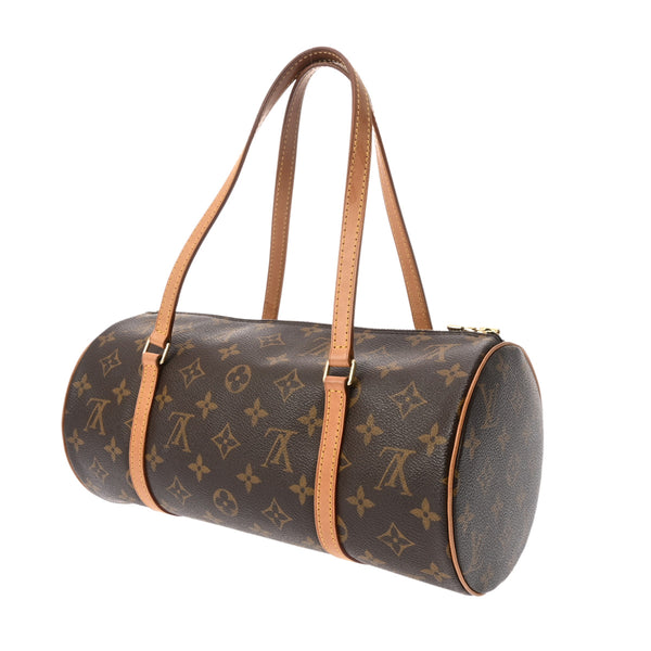 LOUIS VUITTON ルイヴィトン モノグラム パピヨン 30 ブラウン M51385 レディース モノグラムキャンバス ハンドバッグ Bランク 中古 銀蔵