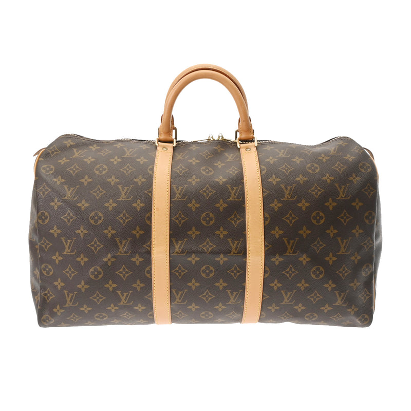 LOUIS VUITTON ルイヴィトン モノグラム キーポル 50 ブラウン M41426 ユニセックス モノグラムキャンバス ボストンバッグ Bランク 中古 銀蔵