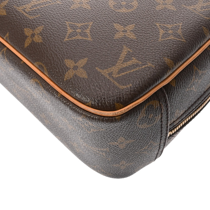 LOUIS VUITTON ルイヴィトン モノグラム トゥルービル ブラウン M42228 レディース モノグラムキャンバス ハンドバッグ Bランク 中古 銀蔵